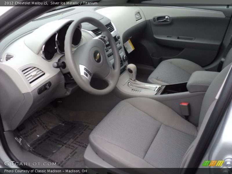 Silver Ice Metallic / Titanium 2012 Chevrolet Malibu LS