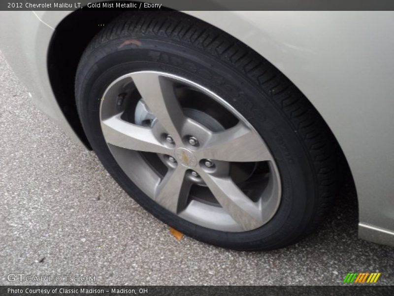 Gold Mist Metallic / Ebony 2012 Chevrolet Malibu LT