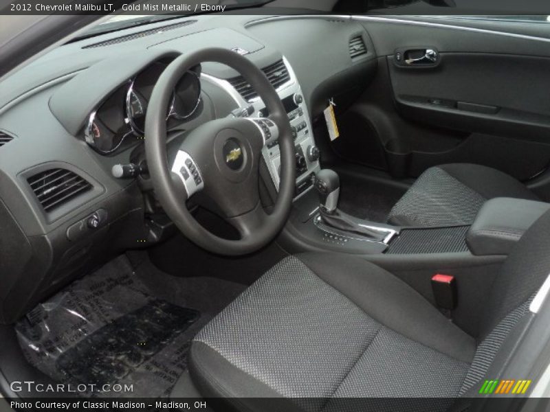 Gold Mist Metallic / Ebony 2012 Chevrolet Malibu LT