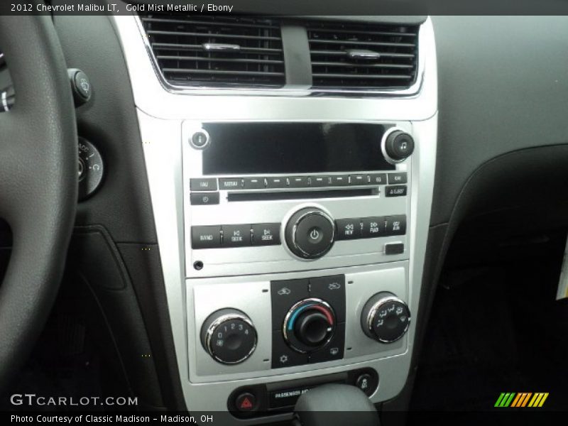 Gold Mist Metallic / Ebony 2012 Chevrolet Malibu LT
