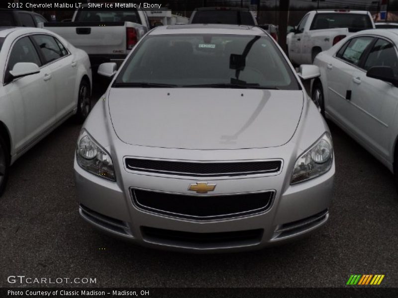 Silver Ice Metallic / Ebony 2012 Chevrolet Malibu LT