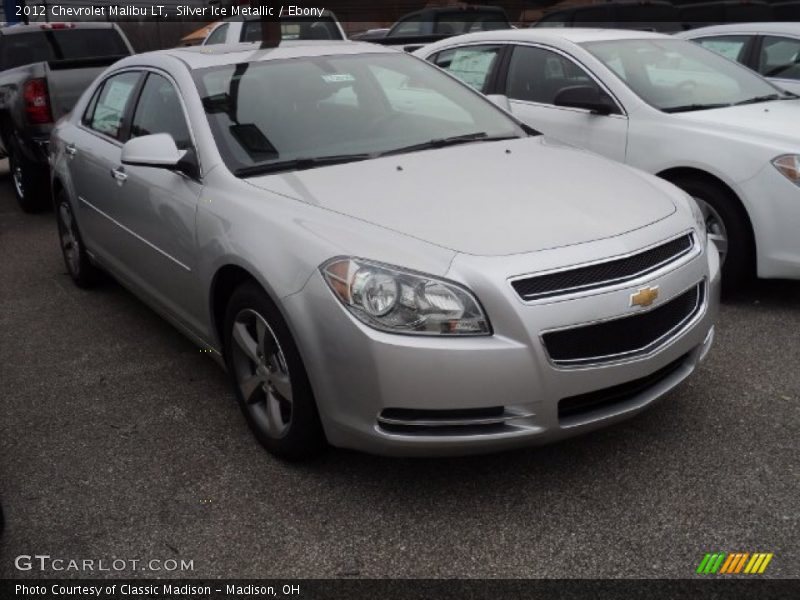 Silver Ice Metallic / Ebony 2012 Chevrolet Malibu LT