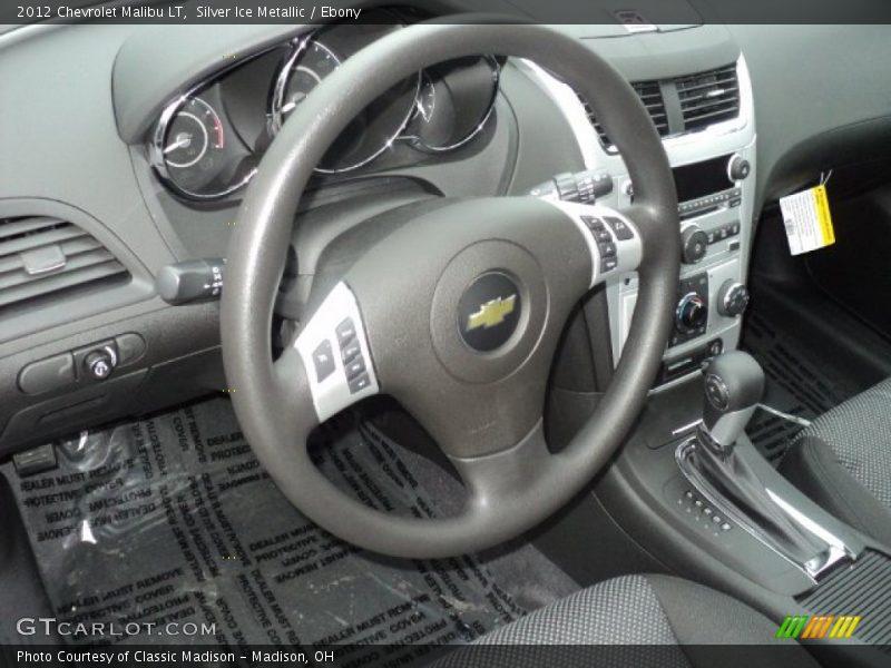 Silver Ice Metallic / Ebony 2012 Chevrolet Malibu LT