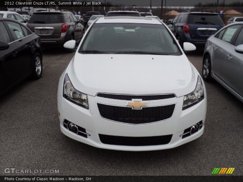 Summit White / Jet Black 2012 Chevrolet Cruze LT/RS