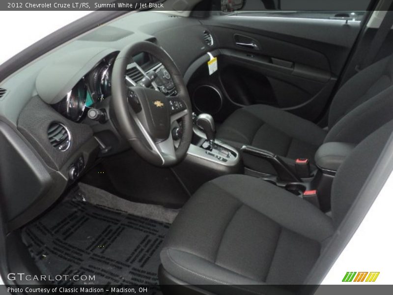 Summit White / Jet Black 2012 Chevrolet Cruze LT/RS
