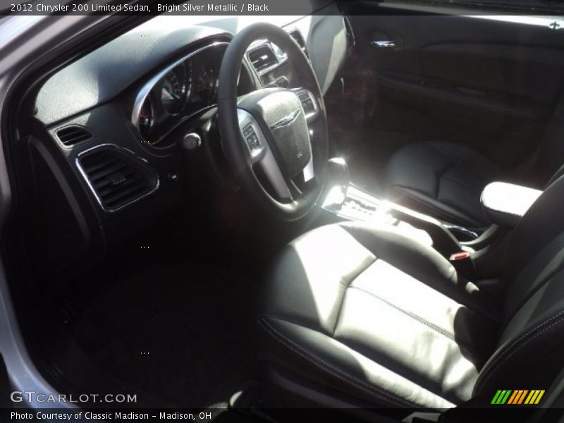 Bright Silver Metallic / Black 2012 Chrysler 200 Limited Sedan