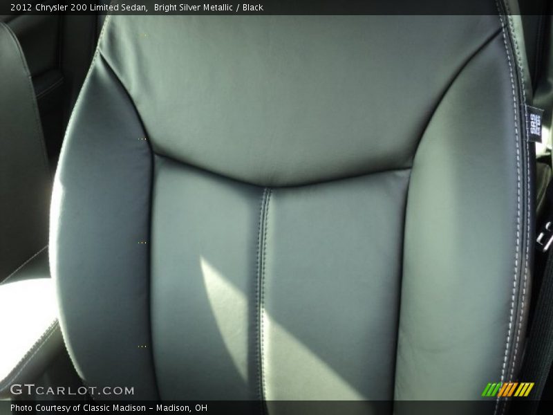 Bright Silver Metallic / Black 2012 Chrysler 200 Limited Sedan