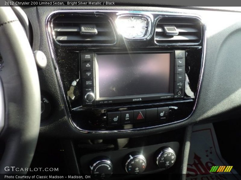 Bright Silver Metallic / Black 2012 Chrysler 200 Limited Sedan