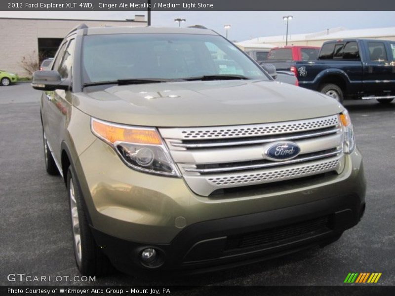 Ginger Ale Metallic / Medium Light Stone 2012 Ford Explorer XLT 4WD