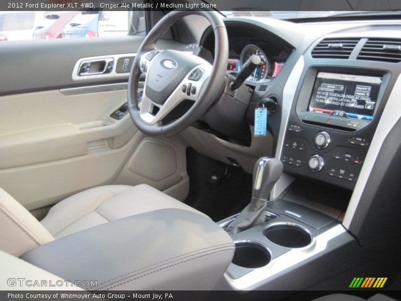 Ginger Ale Metallic / Medium Light Stone 2012 Ford Explorer XLT 4WD