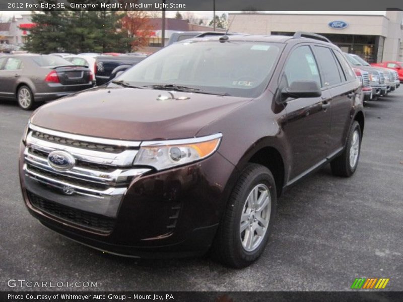 Cinnamon Metallic / Medium Light Stone 2012 Ford Edge SE