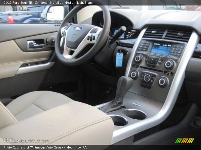 Cinnamon Metallic / Medium Light Stone 2012 Ford Edge SE