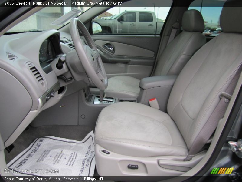 Medium Gray Metallic / Gray 2005 Chevrolet Malibu LT V6 Sedan