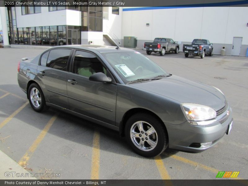 Medium Gray Metallic / Gray 2005 Chevrolet Malibu LT V6 Sedan
