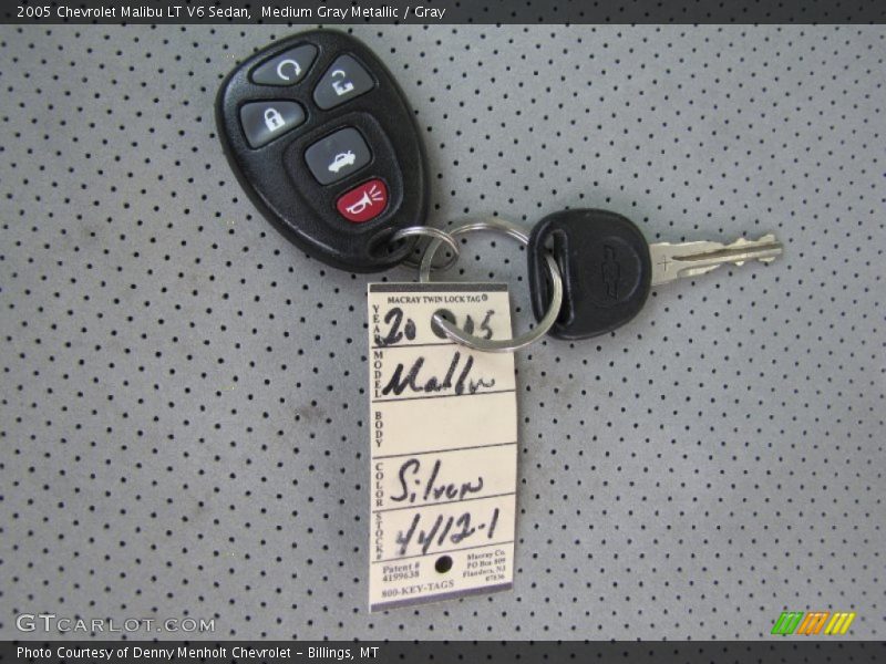 Medium Gray Metallic / Gray 2005 Chevrolet Malibu LT V6 Sedan