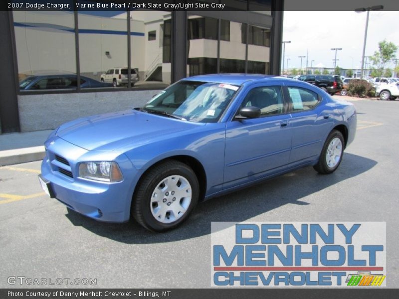 Marine Blue Pearl / Dark Slate Gray/Light Slate Gray 2007 Dodge Charger