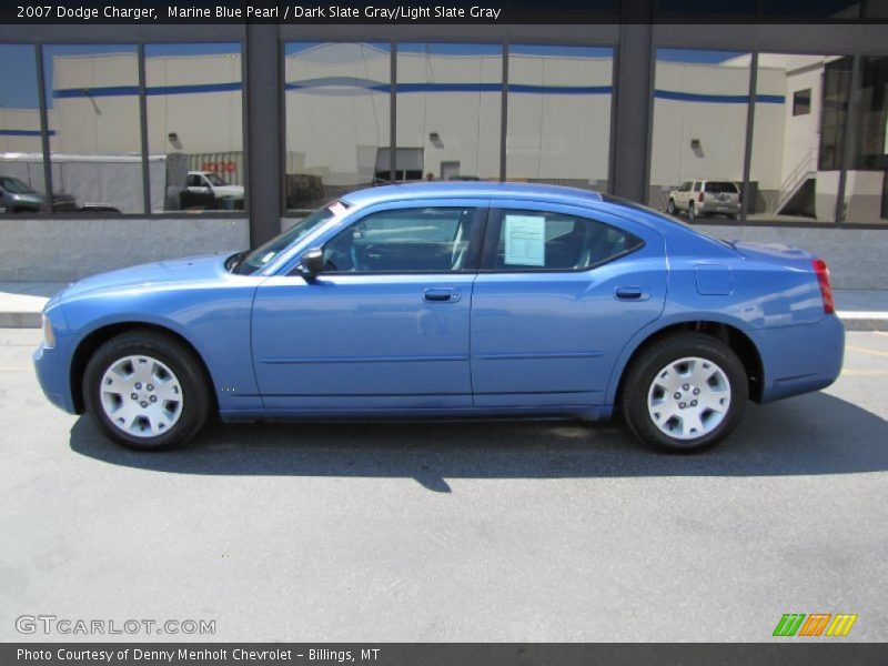 Marine Blue Pearl / Dark Slate Gray/Light Slate Gray 2007 Dodge Charger