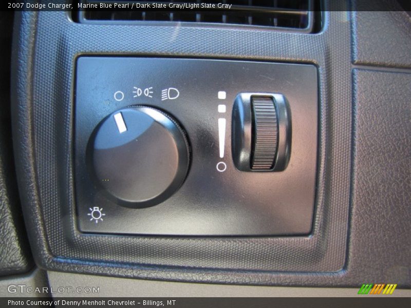 Marine Blue Pearl / Dark Slate Gray/Light Slate Gray 2007 Dodge Charger