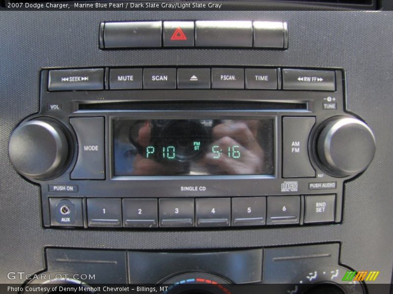 Marine Blue Pearl / Dark Slate Gray/Light Slate Gray 2007 Dodge Charger