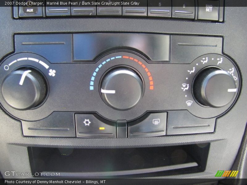 Marine Blue Pearl / Dark Slate Gray/Light Slate Gray 2007 Dodge Charger
