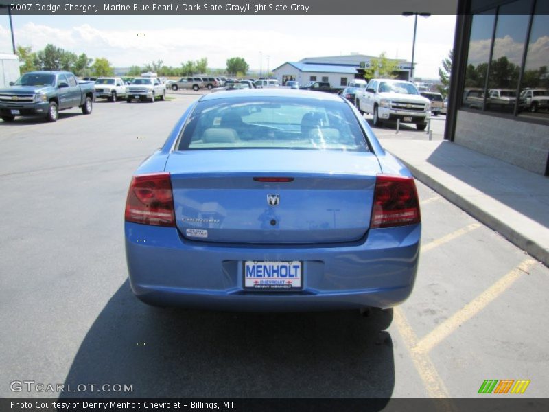Marine Blue Pearl / Dark Slate Gray/Light Slate Gray 2007 Dodge Charger