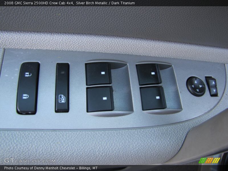 Silver Birch Metallic / Dark Titanium 2008 GMC Sierra 2500HD Crew Cab 4x4