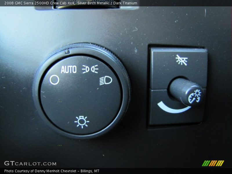 Silver Birch Metallic / Dark Titanium 2008 GMC Sierra 2500HD Crew Cab 4x4