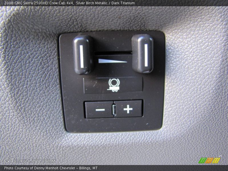 Silver Birch Metallic / Dark Titanium 2008 GMC Sierra 2500HD Crew Cab 4x4