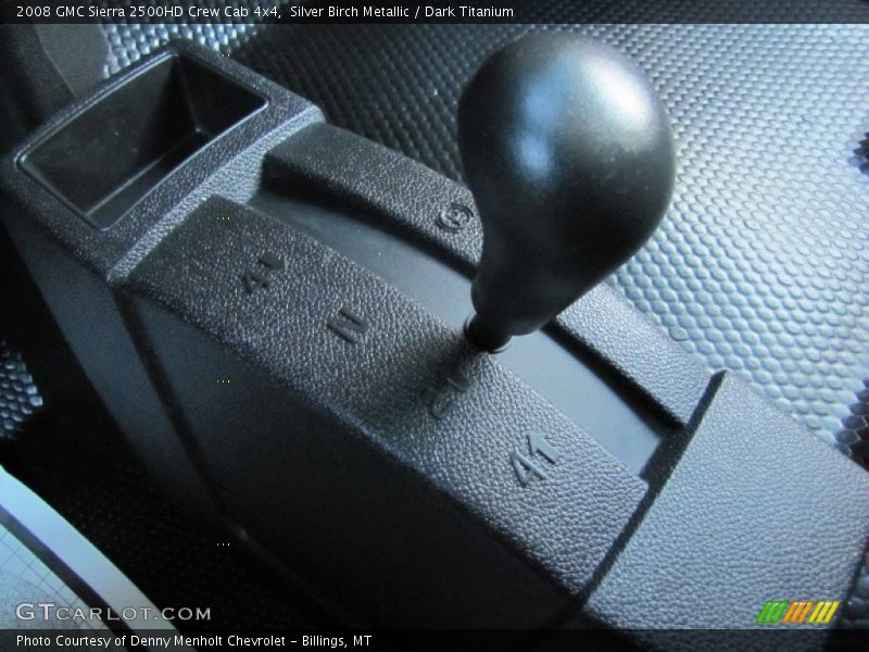 Silver Birch Metallic / Dark Titanium 2008 GMC Sierra 2500HD Crew Cab 4x4
