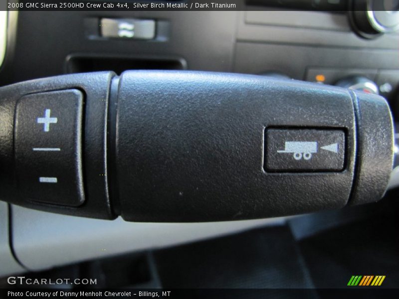 Silver Birch Metallic / Dark Titanium 2008 GMC Sierra 2500HD Crew Cab 4x4
