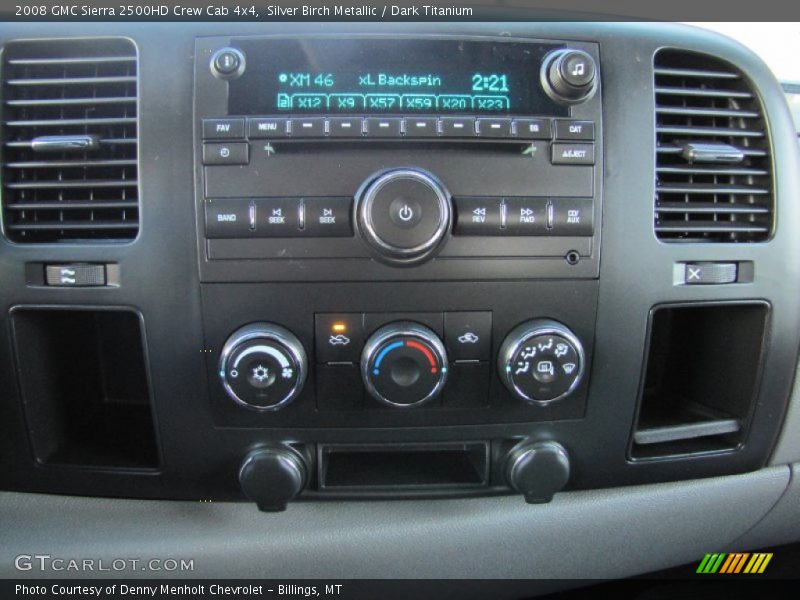 Silver Birch Metallic / Dark Titanium 2008 GMC Sierra 2500HD Crew Cab 4x4