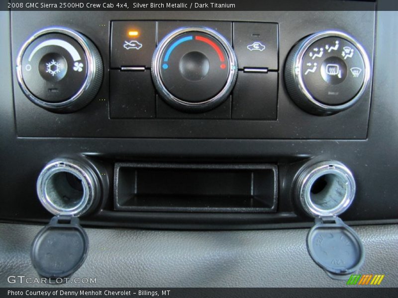 Silver Birch Metallic / Dark Titanium 2008 GMC Sierra 2500HD Crew Cab 4x4