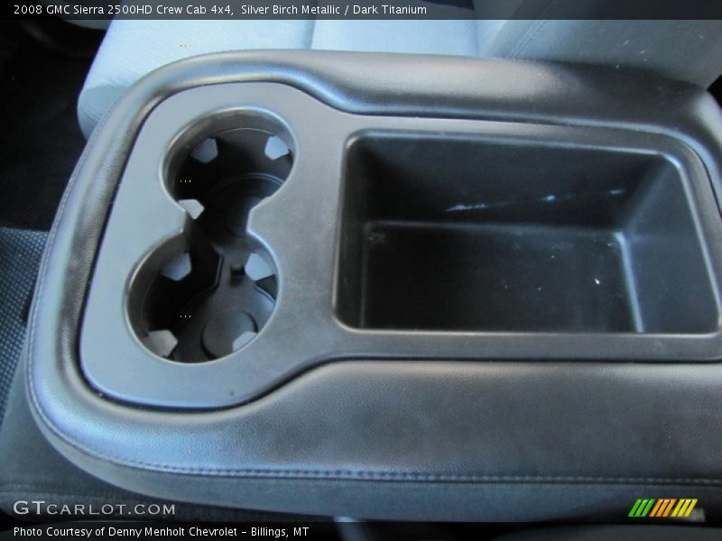 Silver Birch Metallic / Dark Titanium 2008 GMC Sierra 2500HD Crew Cab 4x4