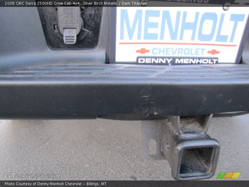 Silver Birch Metallic / Dark Titanium 2008 GMC Sierra 2500HD Crew Cab 4x4