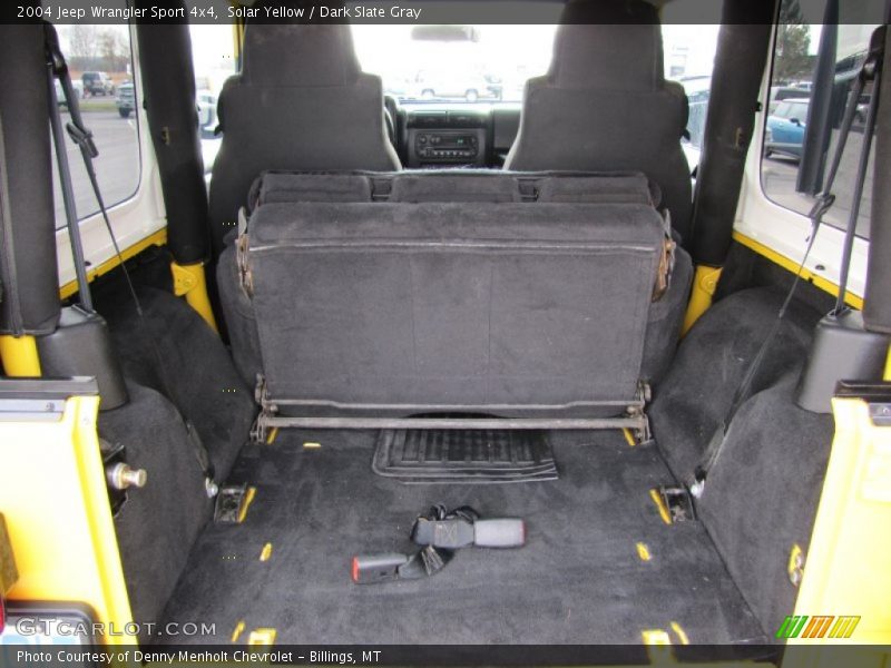 Solar Yellow / Dark Slate Gray 2004 Jeep Wrangler Sport 4x4