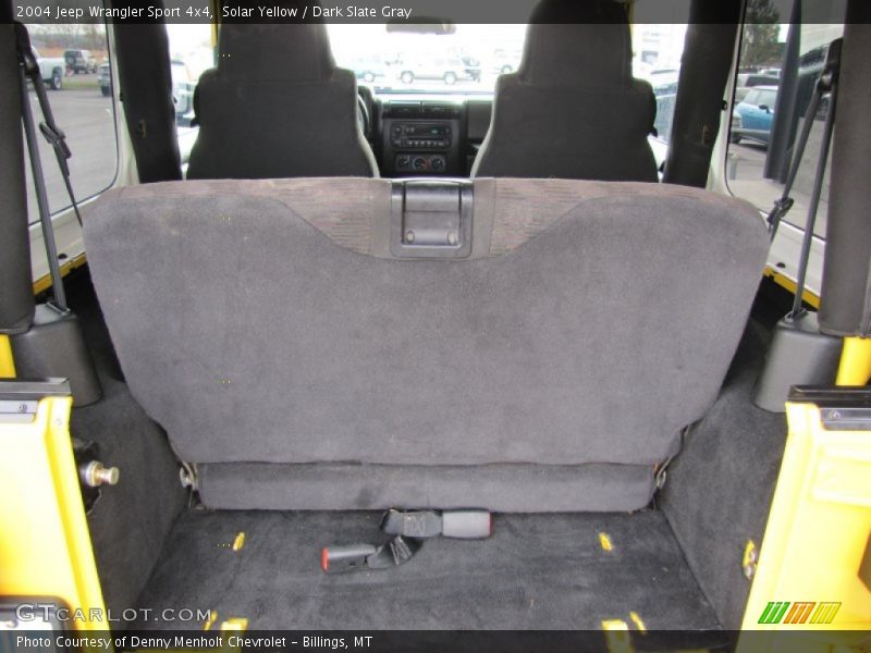 Solar Yellow / Dark Slate Gray 2004 Jeep Wrangler Sport 4x4