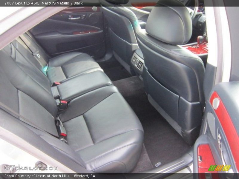 Mercury Metallic / Black 2007 Lexus LS 460