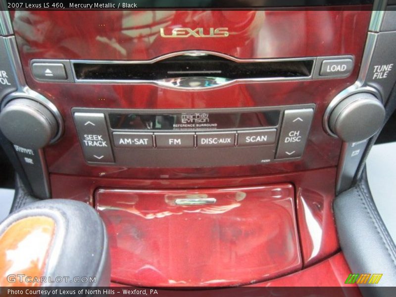 Mercury Metallic / Black 2007 Lexus LS 460