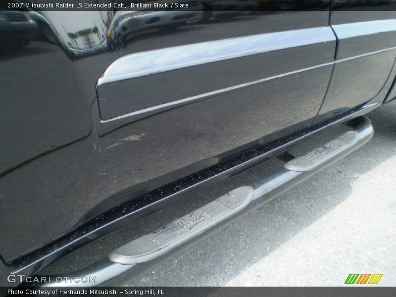 Brilliant Black / Slate 2007 Mitsubishi Raider LS Extended Cab