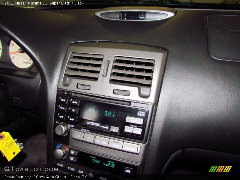 Super Black / Black 2001 Nissan Maxima SE