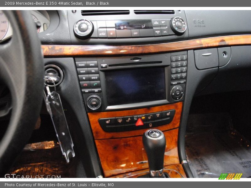 Black / Black 2009 Mercedes-Benz E 350 4Matic Sedan