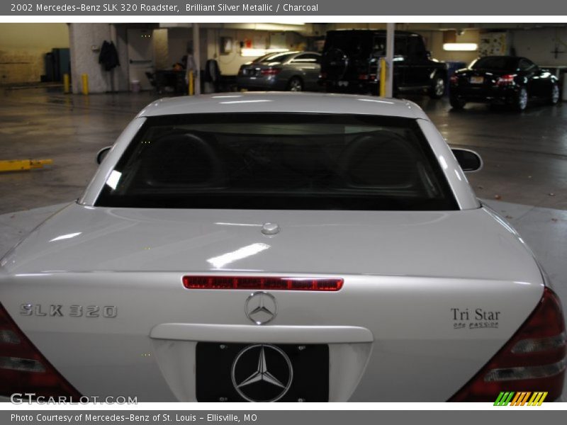 Brilliant Silver Metallic / Charcoal 2002 Mercedes-Benz SLK 320 Roadster