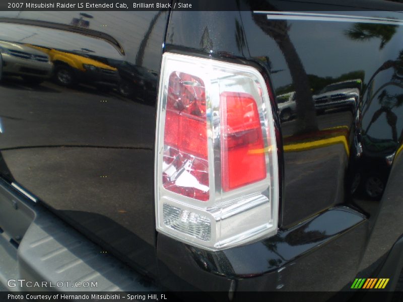 Brilliant Black / Slate 2007 Mitsubishi Raider LS Extended Cab