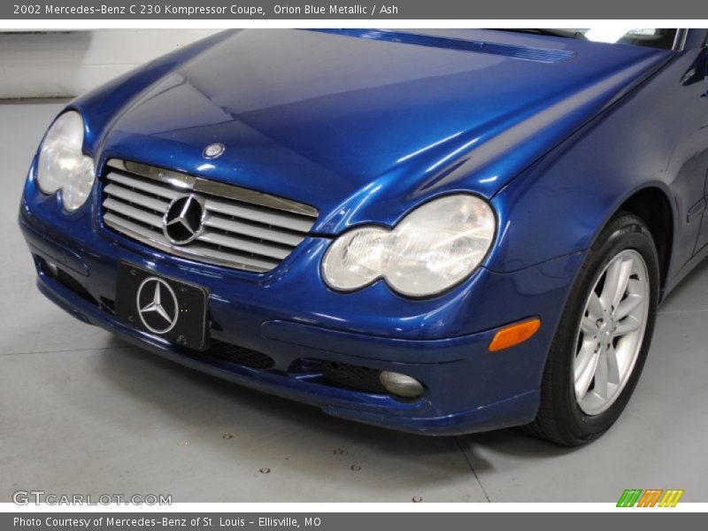 Orion Blue Metallic / Ash 2002 Mercedes-Benz C 230 Kompressor Coupe