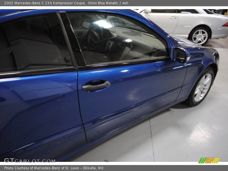 Orion Blue Metallic / Ash 2002 Mercedes-Benz C 230 Kompressor Coupe