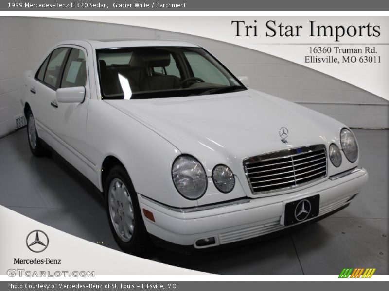 Glacier White / Parchment 1999 Mercedes-Benz E 320 Sedan