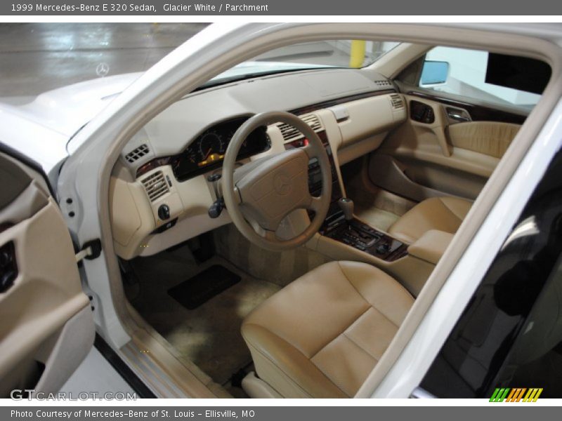 Glacier White / Parchment 1999 Mercedes-Benz E 320 Sedan