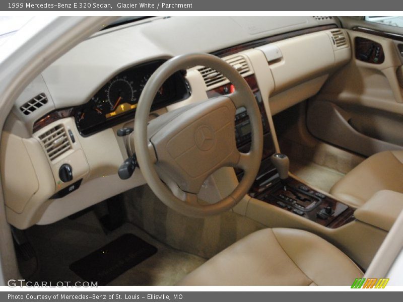 Glacier White / Parchment 1999 Mercedes-Benz E 320 Sedan