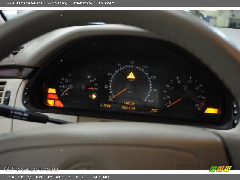 Glacier White / Parchment 1999 Mercedes-Benz E 320 Sedan