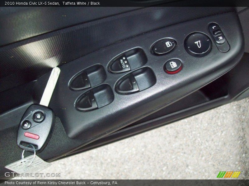 Taffeta White / Black 2010 Honda Civic LX-S Sedan